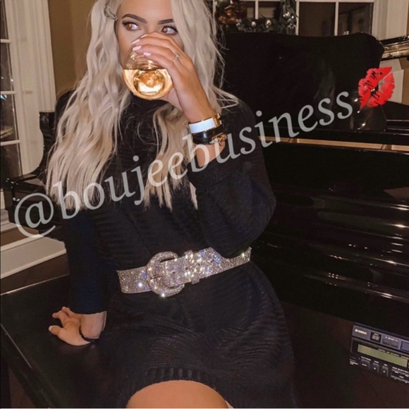 ZARA Sparkly Bejeweled Belt - Picture 3 of 7